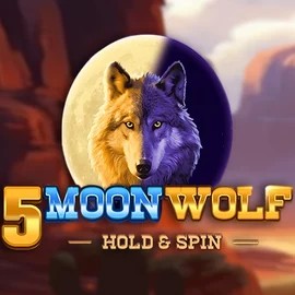 5 Moon Wolf slot logo by Apparat Gaming at Wettzo Casino5 Moon Wolf