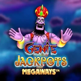 Logo of Genie Jackpots Megaways from Blueprint Gaming at Wettzo Casino