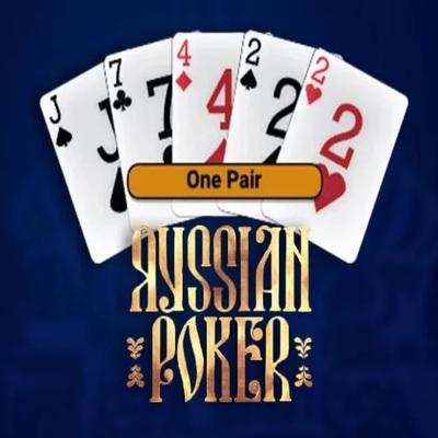 Russian Poker slot visual from OneTouch Games available on wettzos.com